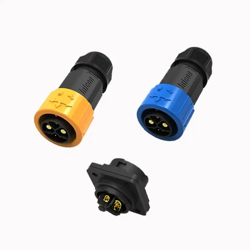 50A M23 2 + 1 + 5 Batterie Stecker IP67 Elektrische Motorrad Ladegerät Steckdose Männlich Weiblich E-Fahrrad Lithium-Batterie Ladung Hafen