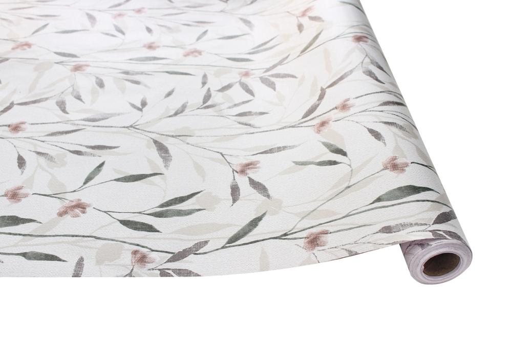 LUCKYYJ-papel tapiz de hoja Floral para pared, vinilo autoadhesivo, de papel de pared para paredes, baño, dormitorio, decoración del hogar: 45x100cm