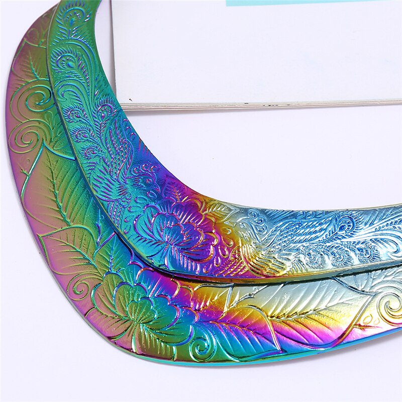 LZHLQ Chunky Punk Style Necklace Women Collar Necklace Girls Jewelry