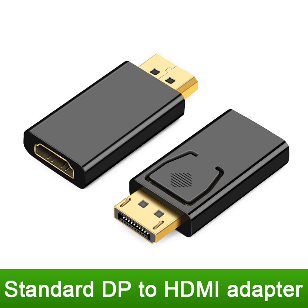 Adattatore da DP a HDMI-porta di visualizzazione compatibile con HDMI maschio femmina DisplayPort convertitore adattatore DP a HDMI