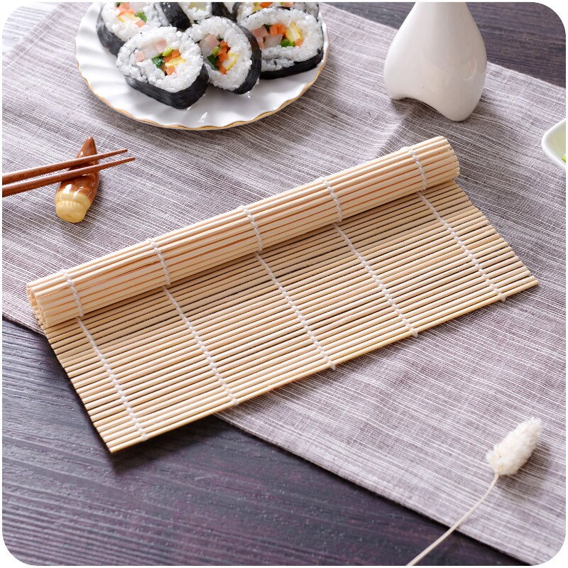 3pcs Sushi Tool Keuken Sushi Gordijn Bamboe Gordijn Handgemaakte Laver Roll Rijst Rijst Gordijn Roller Diy Sushi Tool