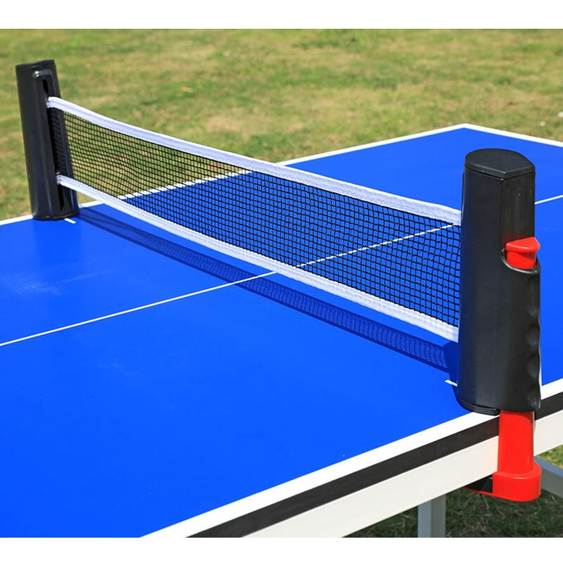 Retractable Table Tennis Net Table Grid Plastic Strong Mesh Portable Net For Any Table Kit Net Rack For Ping Pong Playing