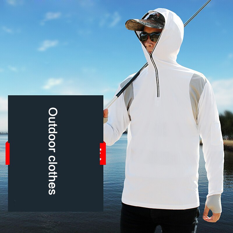 Vêtements de pêche respirants et légers pêche en plein air vêtements de protection solaire costumes pour hommes en été séchage rapide sun-pr