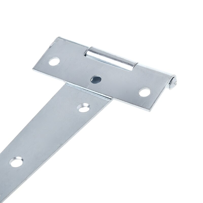 White Zinc T Shape Triangle Hinge Cabinet Shed Wooden Door Gate Hinges Hardware