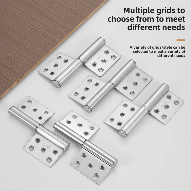 Traditional Flag-Shaped Door Hinges Comprehensive Removable Large Door Hinges Fire Prevention Aluminum Alloy Door Hinges