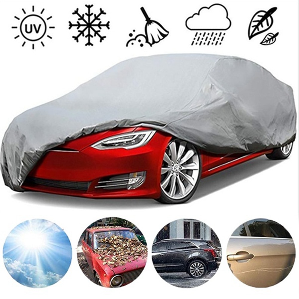 Universele Full Car Covers Waterdicht Winddicht Stofdicht Krasbestendig Zon Outdoor Bescherming Geschikt voor meest model