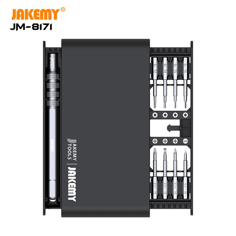 JAKEMY JM-8171 Portable DIY Electronic Maintenance Magic Screwdriver Box Kit for Cellphone Computer Game Pad Repair