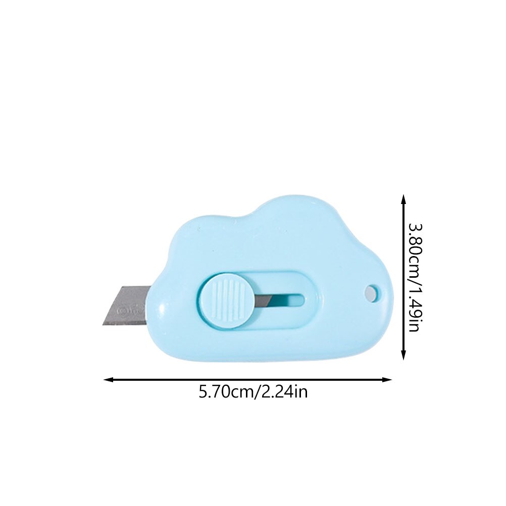 6Pcs Plastic Paper Cutter Adorable Wallpaper Cutter Express Box Cutting Tool