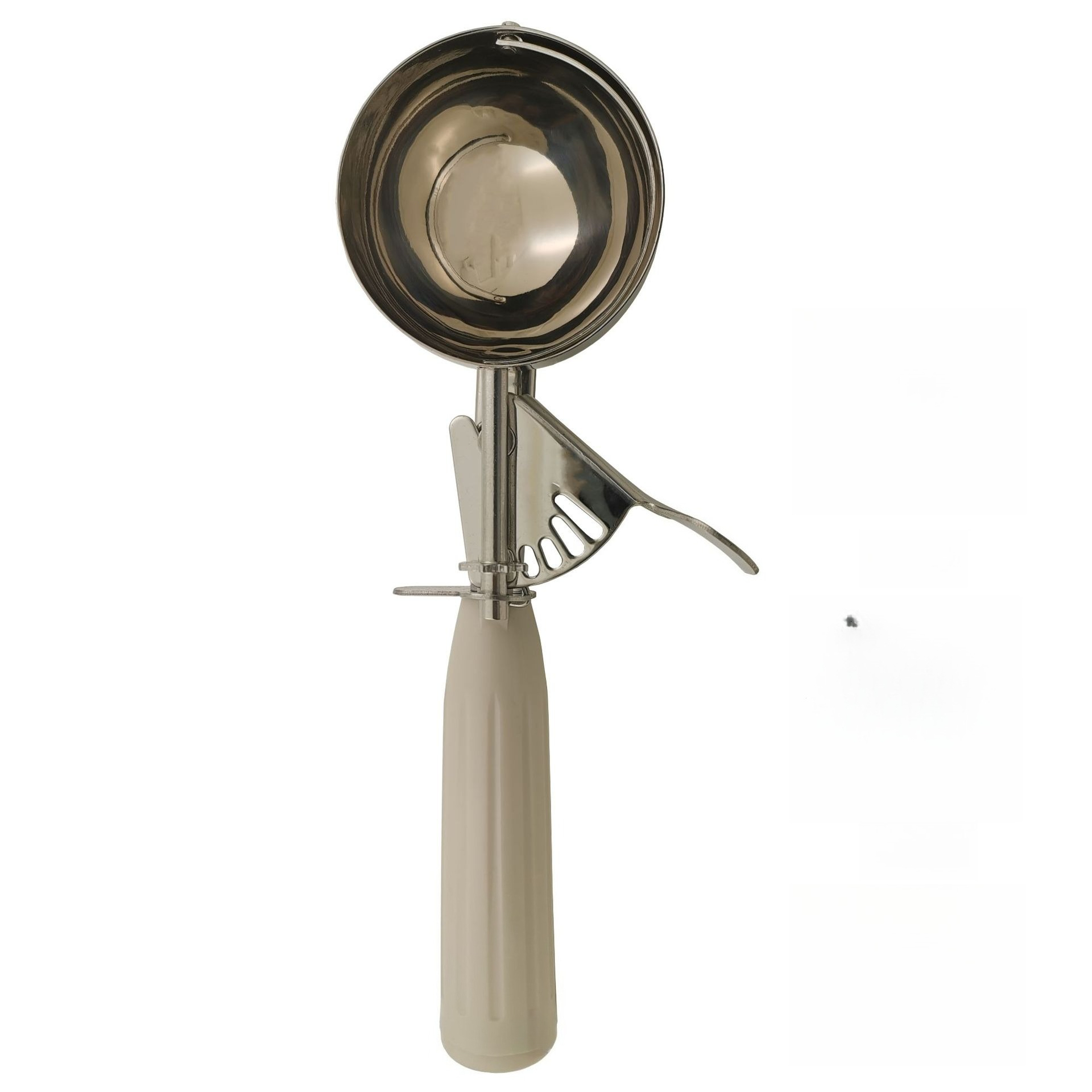 Stainless steel durable ice cream scoop, convenient tool for digging balls, ice cream scoop: Ivory