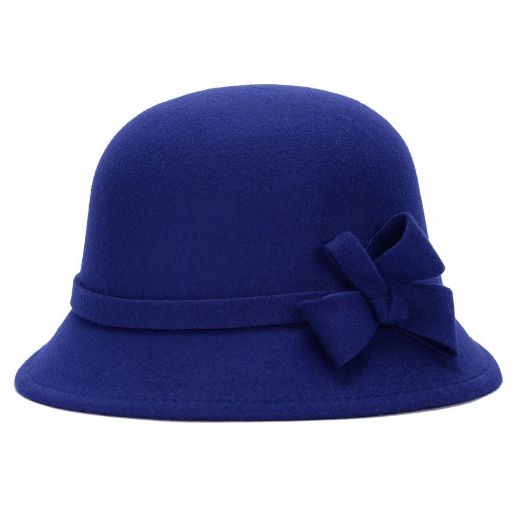 Femmes chapeau casquette femme classique haut style rétro chapeau femmes hiver Vintage seau casquette femmes élégantes accessoires de chapeau haut de forme Fedoras: 03