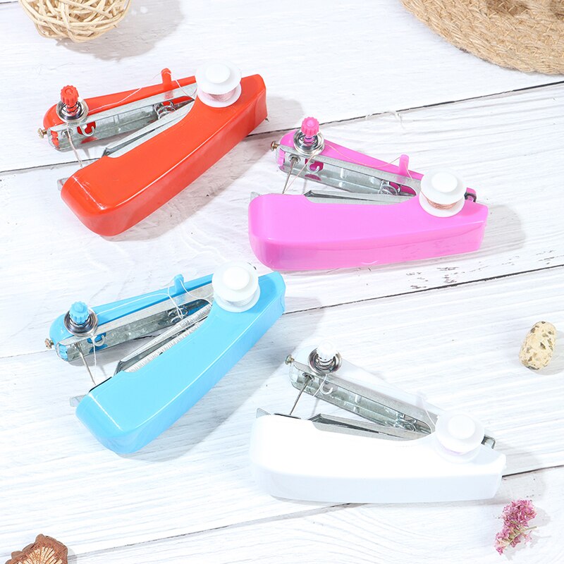 1 Pcs Portable Mini Manual Sewing Machine Simple Operation Sewing Needlework Tools