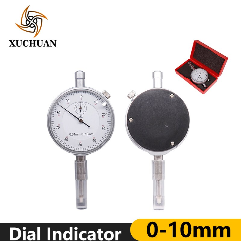 Dial Indicator Gauge 0-10mm Meter Precise 0.01mm For Resolution Indicator Gauge mesure instrument Tools Dial Indicator
