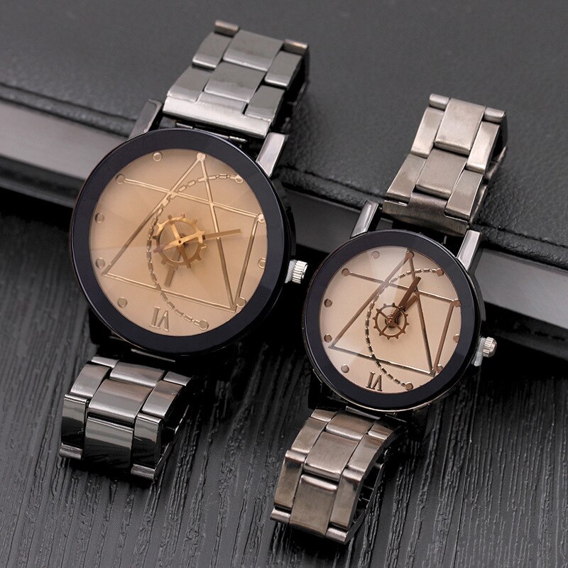 Schattige Paar Horloge Splendid Originele Polshorloge Mannen Kijken Vrouwen Rvs Heren Horloge Vrouwen Horloges Geliefde klok