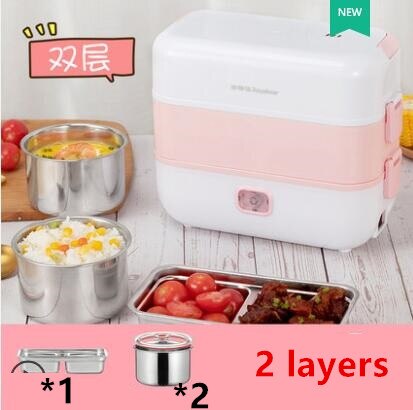 220V Portable Electric Rice Cooker Mini Multi Food Cooker Electric Lunch Heating Box Steaming Cooking Pot Machine: 5