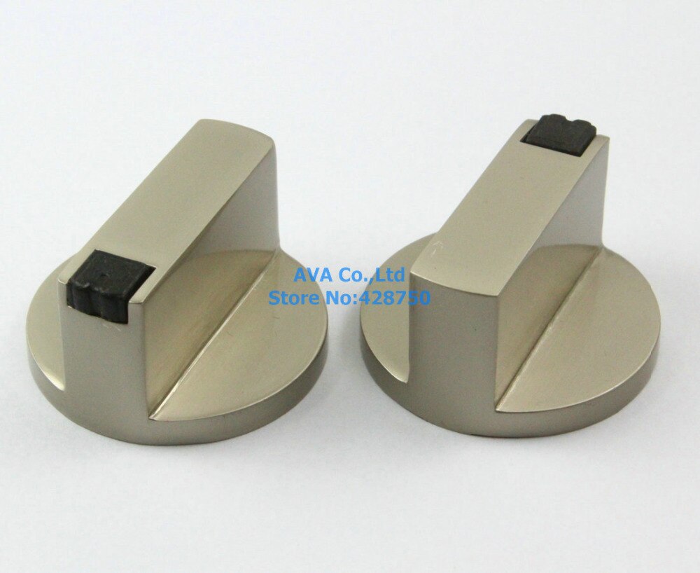 Perilla de repuesto para quemador de cocina de gas de metal, 4 piezas, 8mm orificios