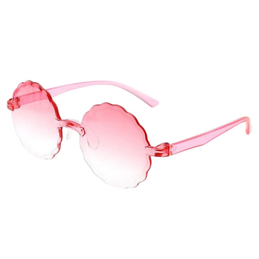 One Piece Frameless Multilateral Shaped Lens Sunglasses Women Transparent Plastic Glasses Female Gradient Sun Glasses: C