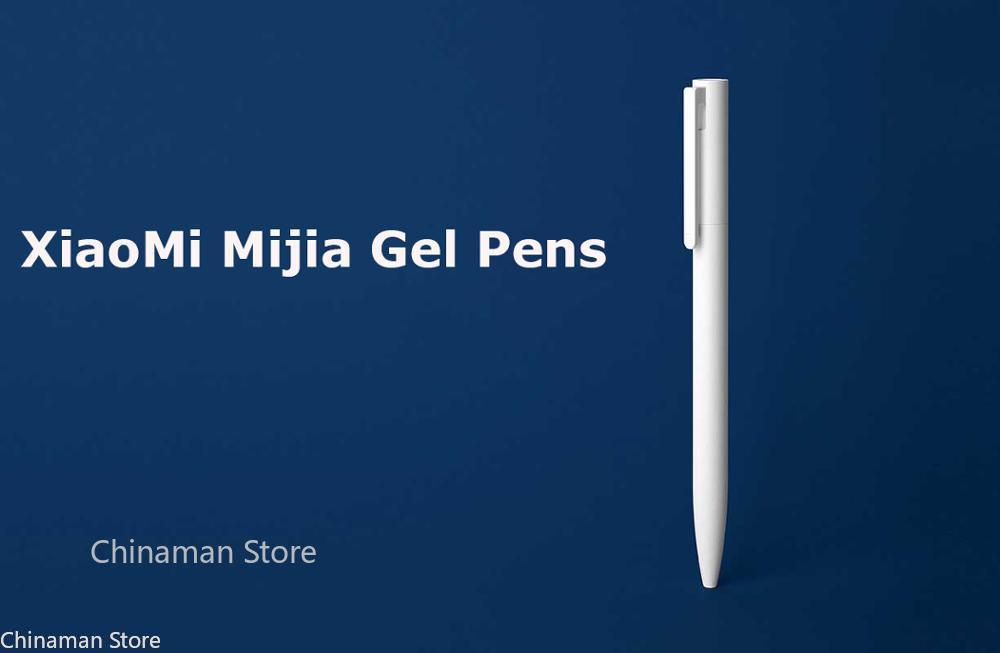 Oryginalny długopis Xiaomi robić pisania gładkie światło Mijia naciśnij rdzeń wymiana wkładu niebieski czerwony czarny 0.5mm biznesowy długopis kulkowy