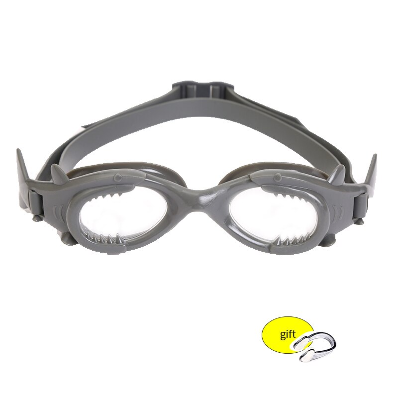 Kinderen Zwembril Anti Fog Waterdicht Kids Clear Zwembril Arena Natacion Swim Eyewear Jongen Meisje Professionele Zwembril: Donkergrijs