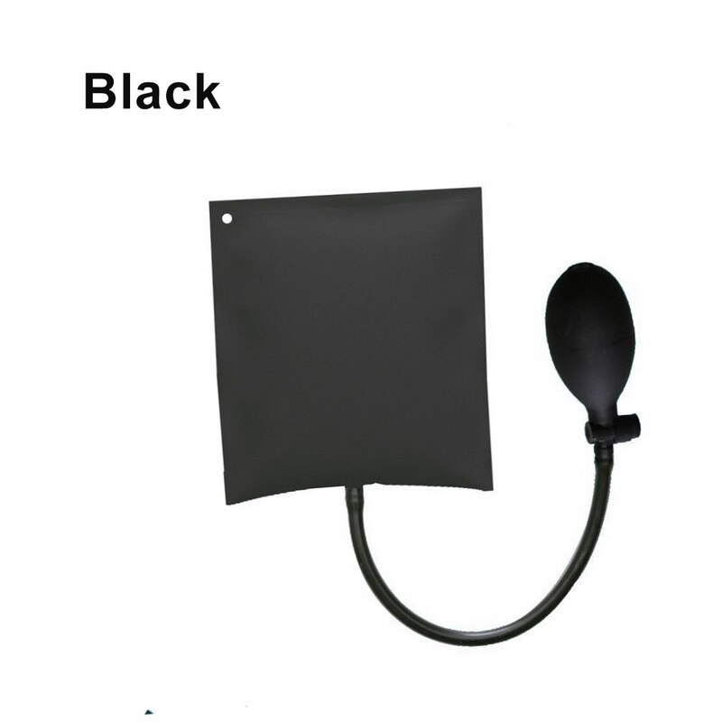 Luftpumpe værktøjssæt airbag pneumatisk jack dør og vindue installation luftpude justerbar aluminiumslegering hurtig positionering 150: Sort