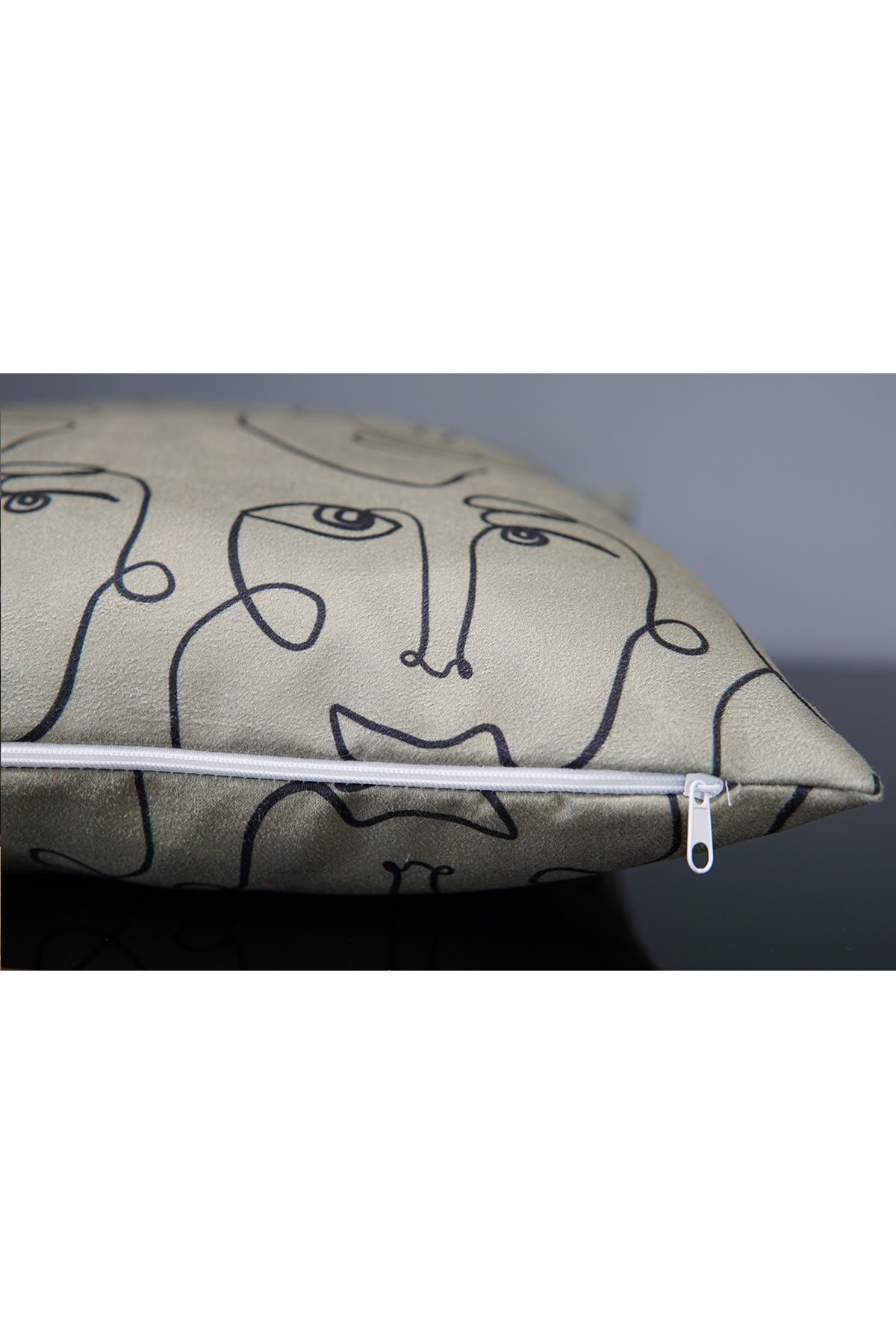Funda decorativa con estampado de ambas caras, funda de almohada de ante, 4 Uds.