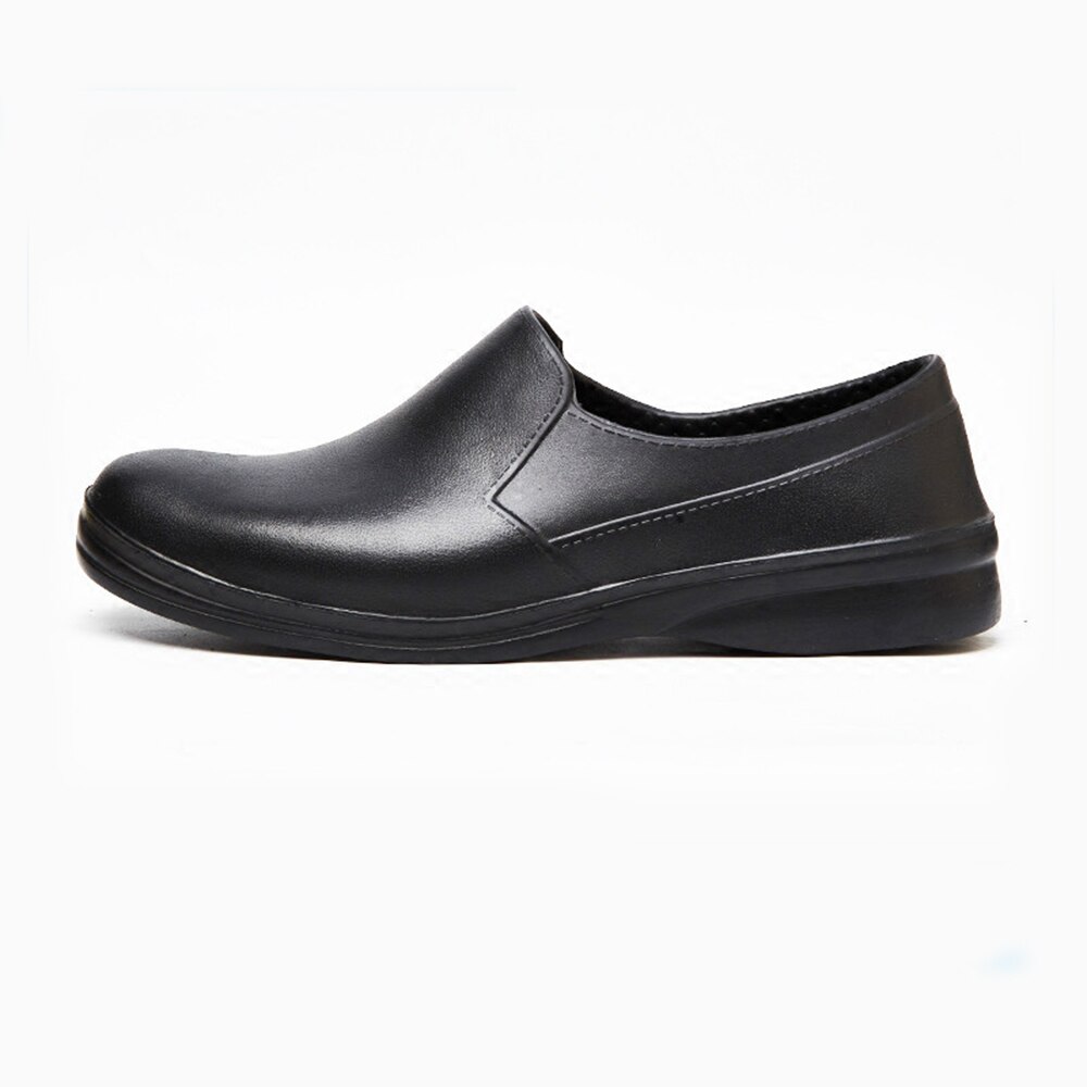 Zapatos De trabajo para hombre, calzado antideslizante, suave, impermeable, color negro, para Hotel, restaurante