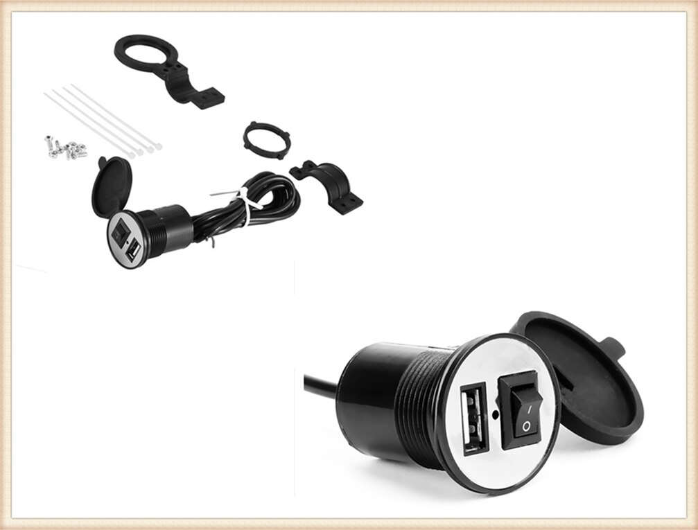 Moto USB chargeur de téléphone portable alimentation étanche pour HONDA CB919 CBR 600 F2 F3 F4 F4i CBR900RR NC700 S X