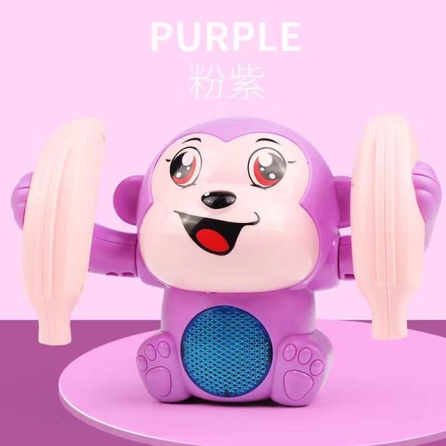 Educational Toys Talking Moving Voice Control Tipping Monkey Toys for Baby Boys Girls: purple