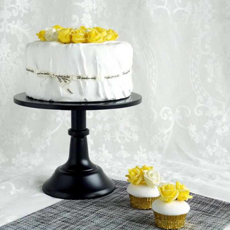 Bolo quente expositor sobremesa cupcake servindo placa redonda 10 Polegada para festa de casamento d6