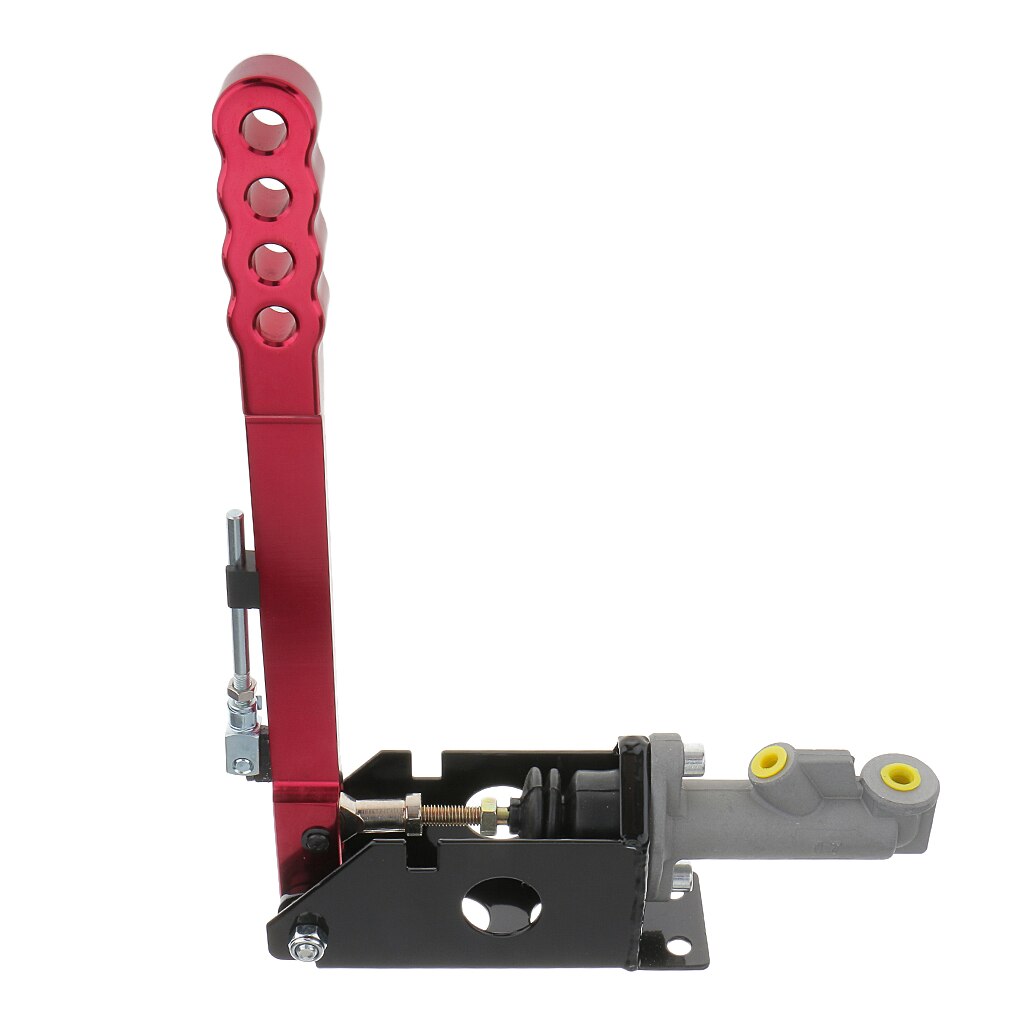 Universal Hydraulic Handbrake Racing E Brake Brake Lever, Adjustable Pre-Load and Pin Locations (Red)