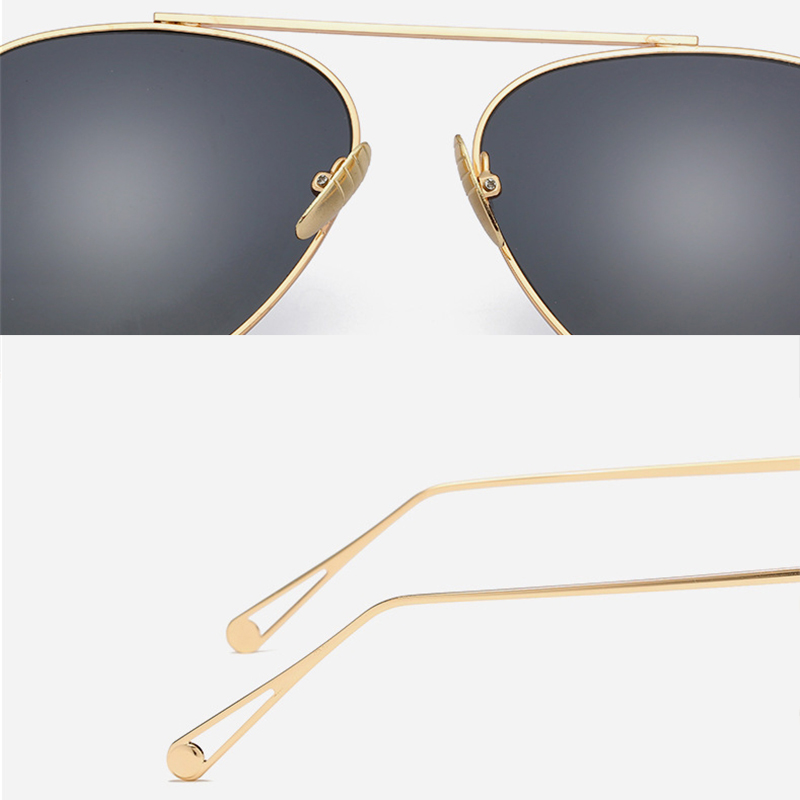 Rosa spiegel Pilot sonnenbrille frauen Metall rahmen frauen Stilvolle Damen Schattierungen feminin gläser