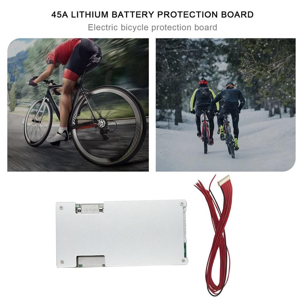 For Lzsy008 Three Unit 14 Series 52v 45A Lithium Battery Board Electric Bicycle BMS 400mm With Balanced Distribution Cable