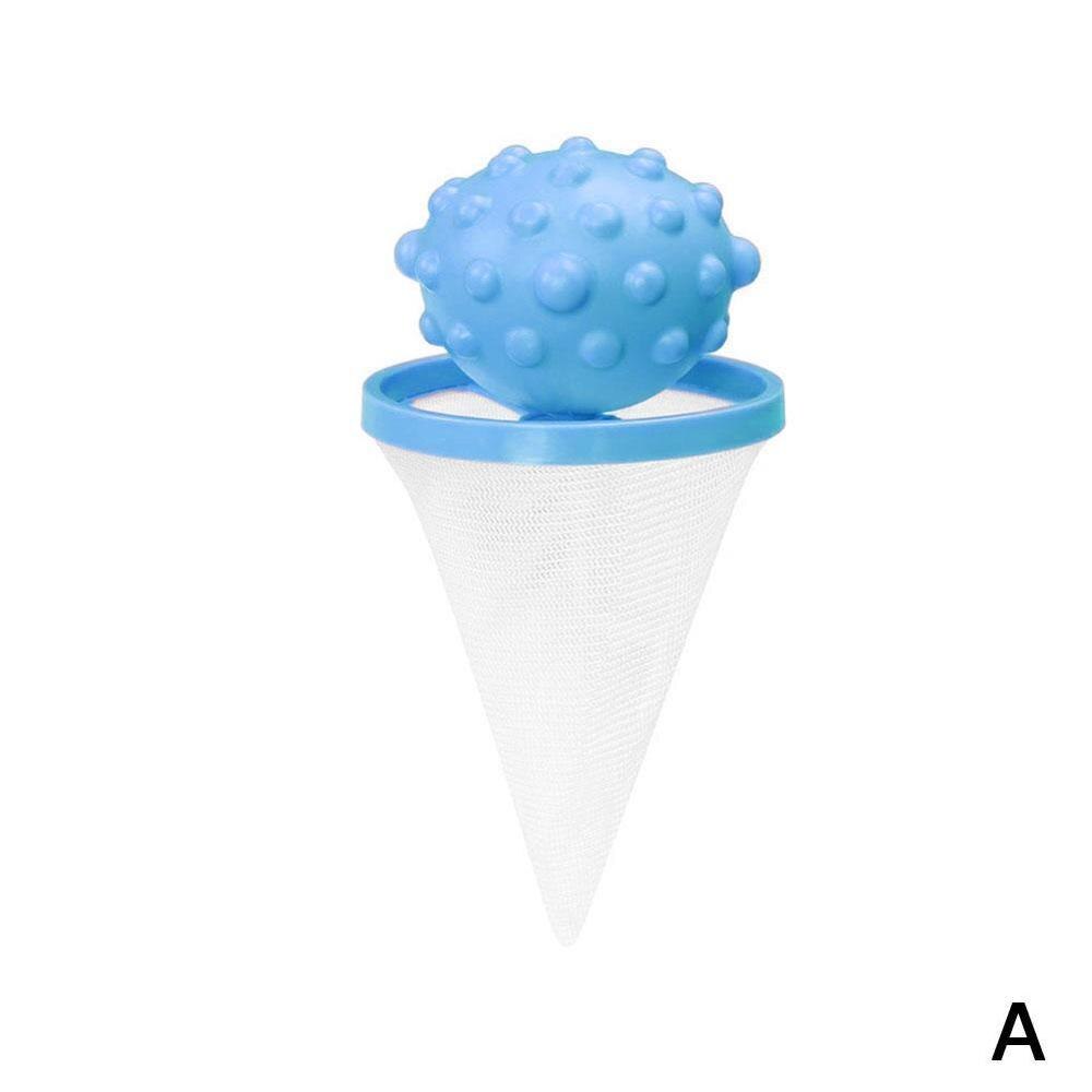 Floating Style Laundry Artifact Laundry Ball Flower Shape Mesh Bag Floating Lint Hair Catcher Dirt Catch Washing Machine: A