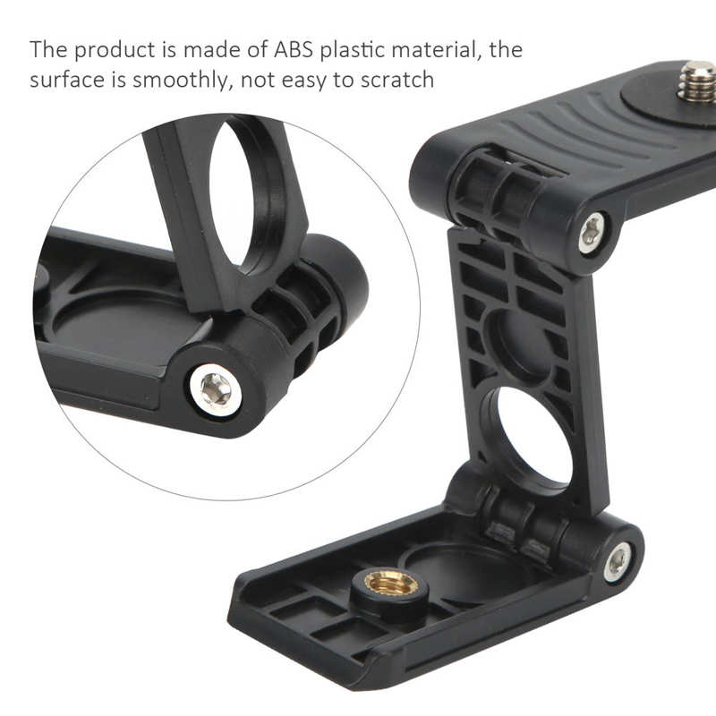 Z-Shaped Tilt Ball Head Folding Mounting Plate Z Flex Tilt Tripod Head Camera Holder Quick Release Plate Stand Mount Stabilizer