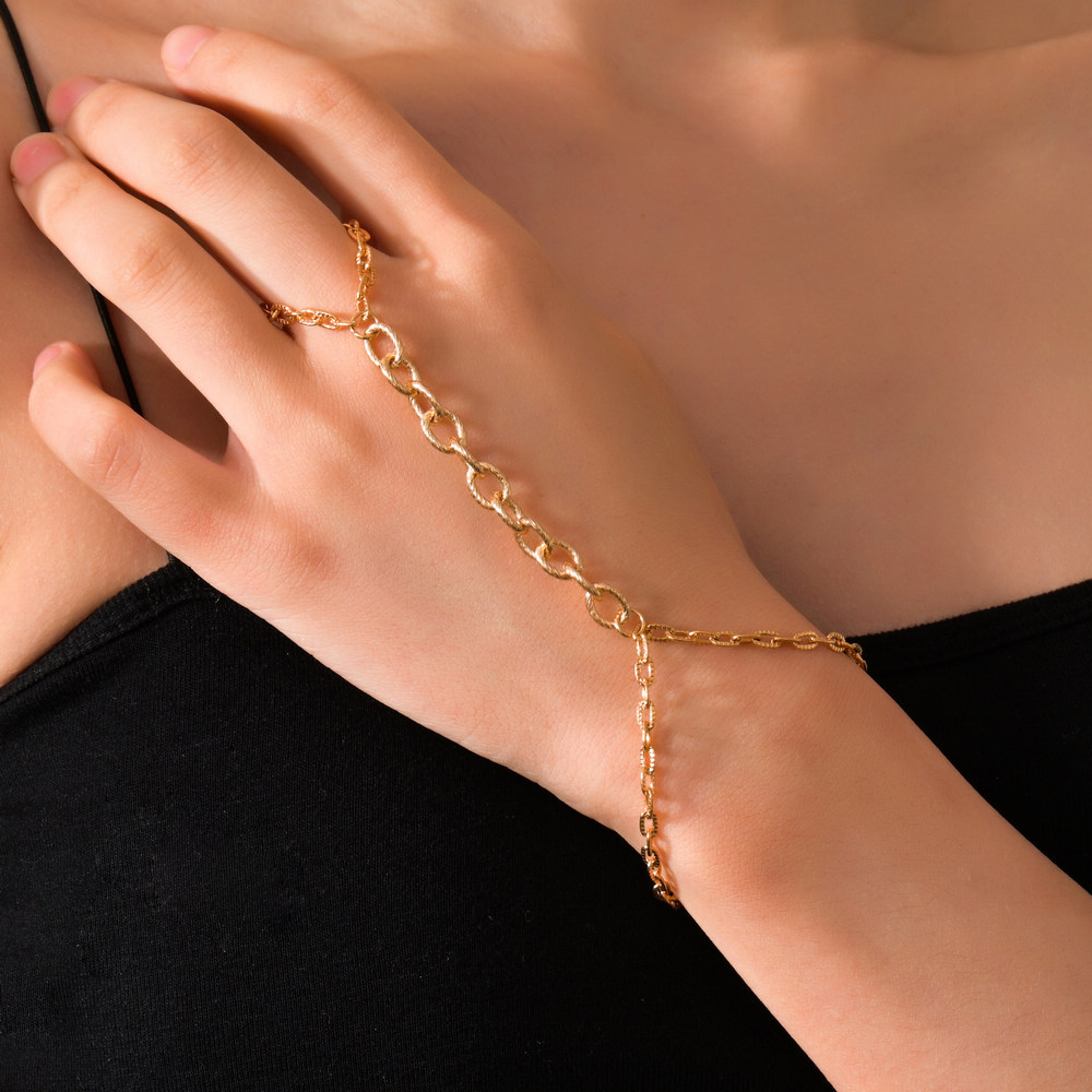 Pulsera con símbolo infinito de creatividad minimalista para mujer, cadena de dedo, de joyería, accesorios de ropa, número 8