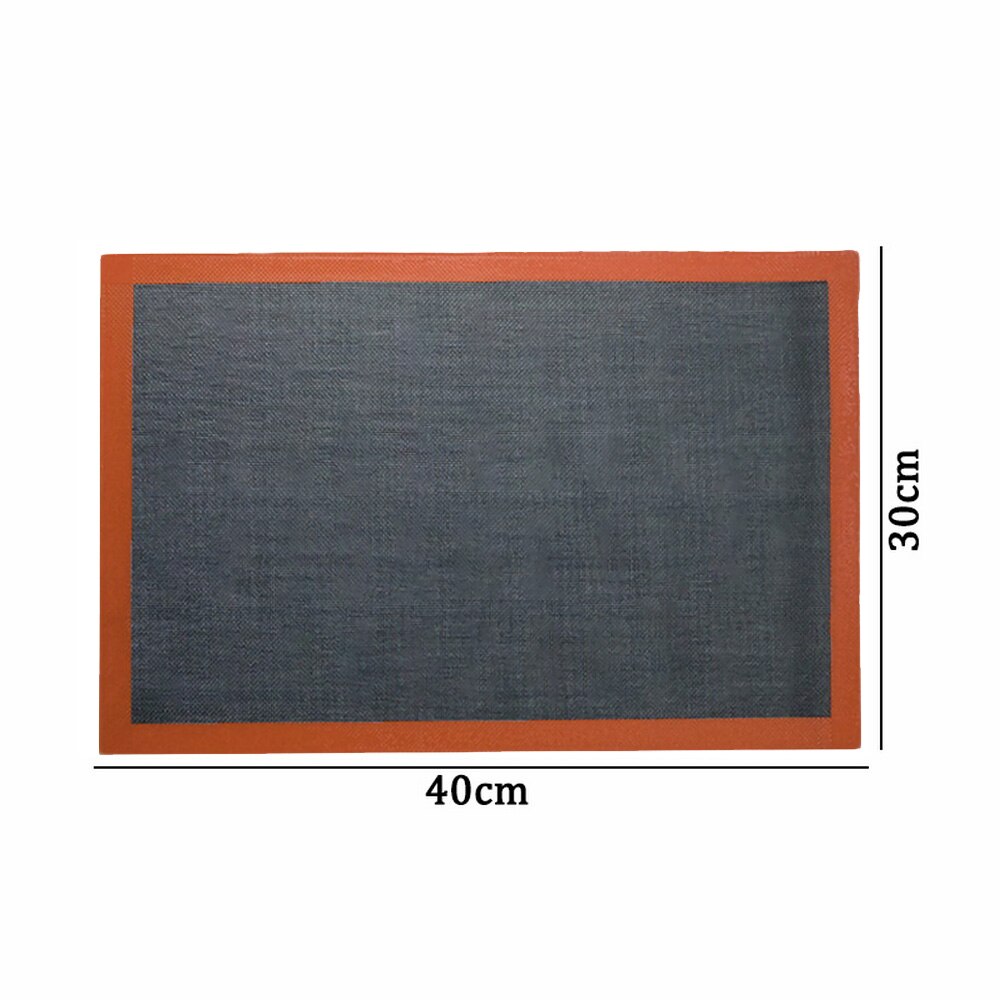 Non-stick Oven Liner Hittebestendige Siliconen Bakken Mat Hoge Temperatuur En Ademend Oven Grillen Netto Oven Mat Bakken mat: 40 x 30CM