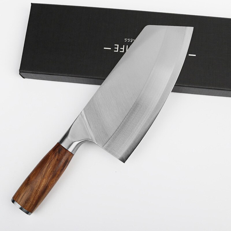 Couteau de cuisine en acier inoxydable, de Chef chinois, couperet en acier inoxydable, rasoir tranchant, couteau à trancher la viande, couteau à découper