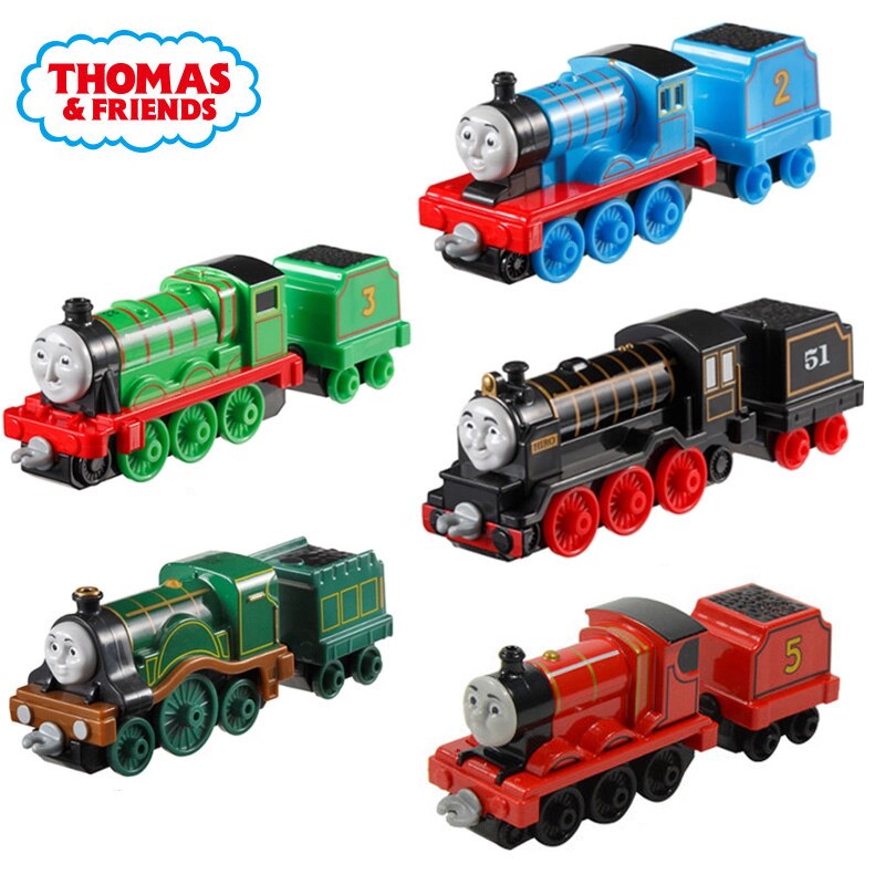 Thomas and Friends Trackmaster Trains With Carriage Gordon BERTIEE EMILY Mini Trains Railway Accessories Metal Die-Cast Toys