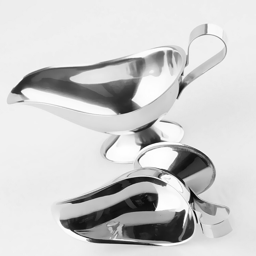 Stainless Steel Steak Sauce Gravy Dressing Boat Sauce Cup Seasoning Jug