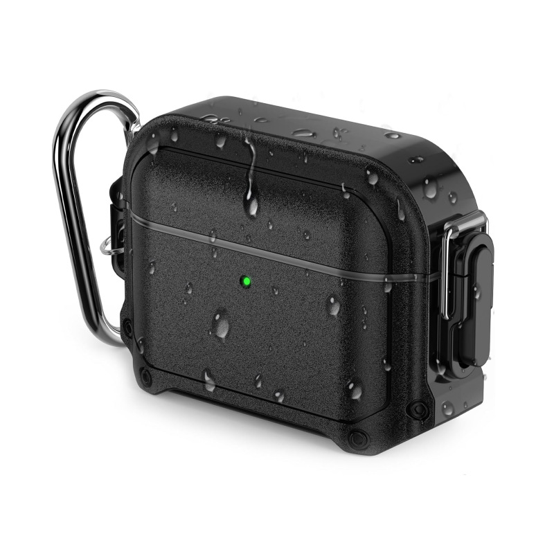 Waterproof Case for AirPods Pro 2 & AirPods 4, Cover with Secure Switch