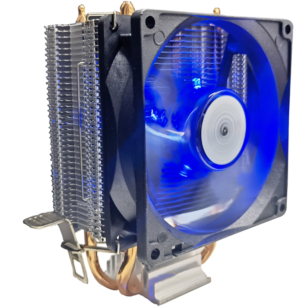 IWONGOU Cpu Cooler 2 Heat Pipes Processor Cooler X99 For Intel AMD Setsuhō RGB Air Cooler Cpu Cooling Fan: 2P1F Blue / AMD-AM3-FM2-FM2