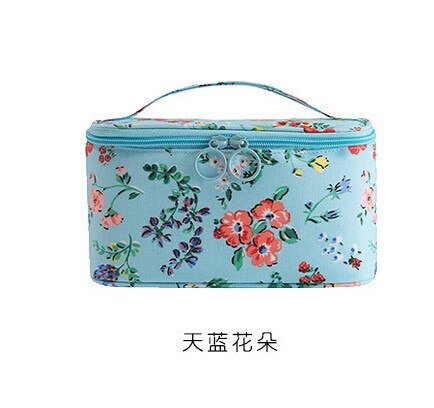 Esteticista nueva de Corea maquillaje de Pu bolsas de cosméticos de viaje bolsa organizadora de aseo maquillaje bolso impermeable bolsa de belleza bolsa: 4