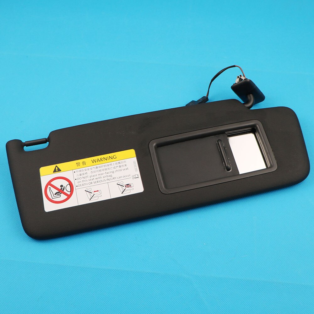 Panneau pare-soleil avant noir avec miroir de maquillage, pour VW Golf 7 SportsVan Jetta MK7 t-cross Passat B8 CC e-golf t-roc, 5GG857552