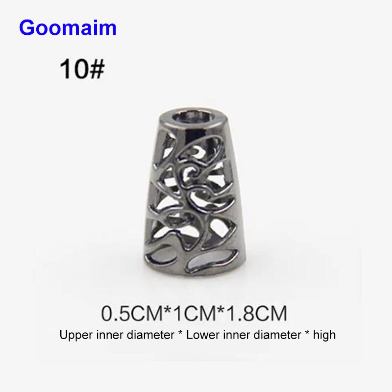 100 stuks hoogwaardige metalen koorduiteinden voor tassen en koffers, jasstoppers, slipstopgesp, verstelstoppers: Messing