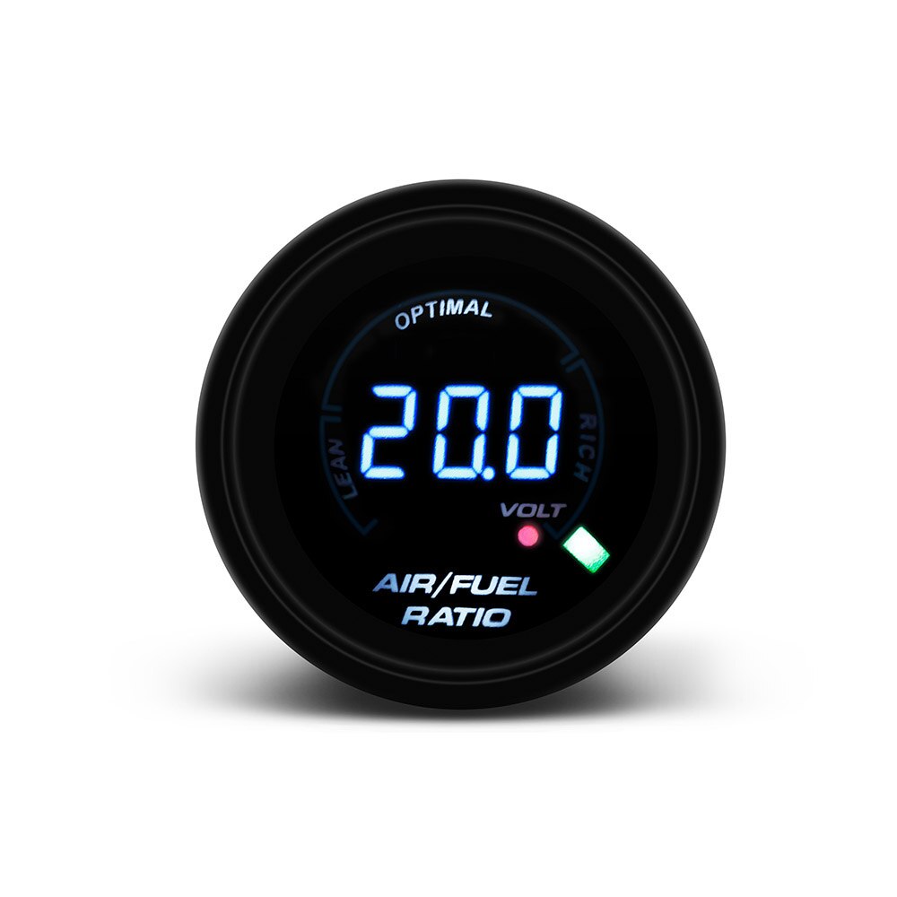 52mm Auto Luft Kraftstoff Verhältnis Messgerät Elektrische Digital Luft Kraftstoff Verhältnis Meter Schmalband Smoken Objektiv Auto Messgerät