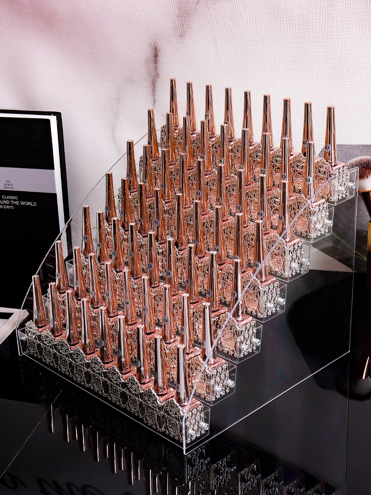 Multi-Lagen Nagellak Display Rack Acryl Nagellak Houder Cosmetische Lippenstift Organizer Manicure Hulpmiddel Opbergdoos