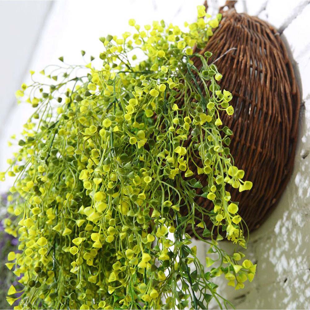 Panier mural suspendu en osier, nid d'oiseaux, décoration murale de jardin de maison, de mariage CLH @ 8