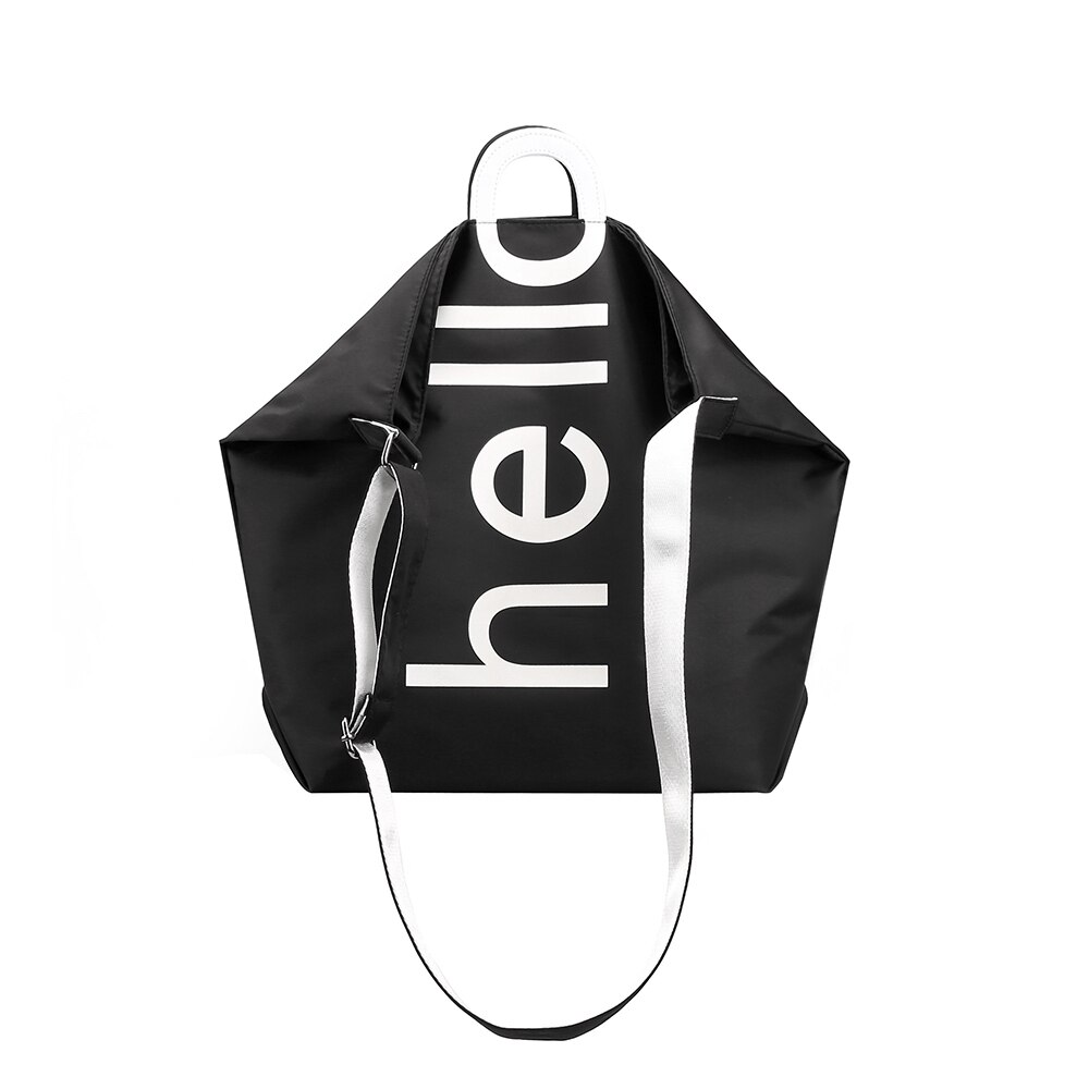 Casual tote letter vrouw crossbody rits zachte schoudertas veelzijdige portemonnees en handtassen vrouwen bolsa feminina: Zwart