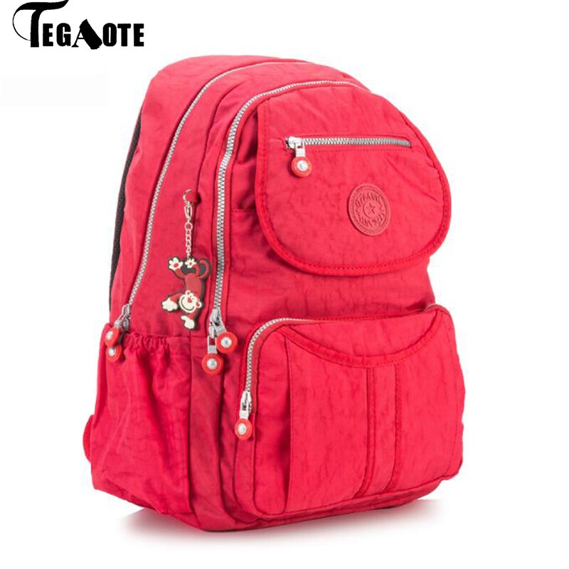 TEGAOTE gran escuela Mochila para chicas adolescentes de gran capacidad Mochila mujeres Mochila de Nylon de de viaje portátil Mochila