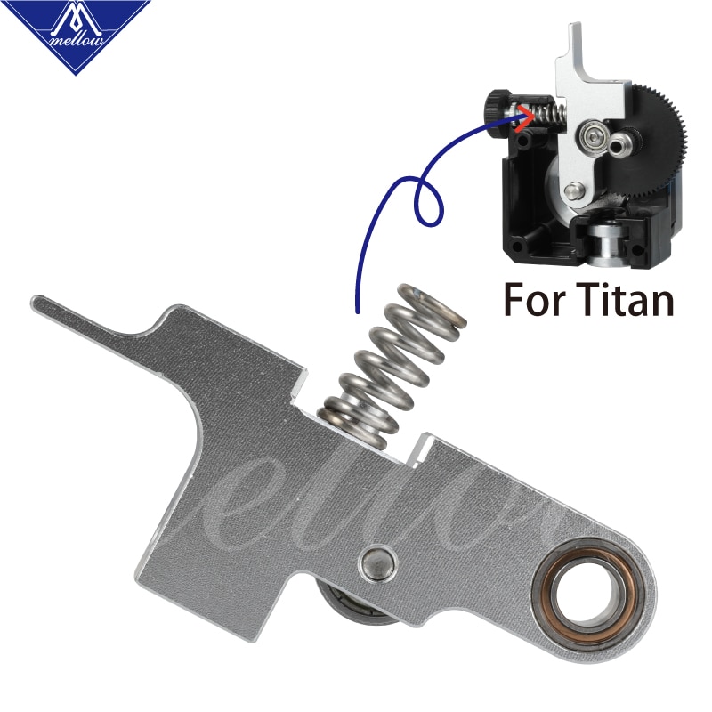 Mellow 1.75mm sidewinder x1 SW-X1 prata titan aero extrusora braço para todo o metal titan aero extrusora prusa i3 mk2 mk3