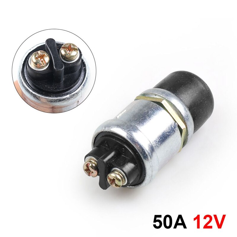 12V 50A interrupteur étanche bouton poussoir voitures bateau piste klaxon moteur démarrage démarreur
